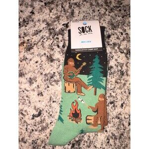 Sock It To Me Sasquatch Camp Out men's socks